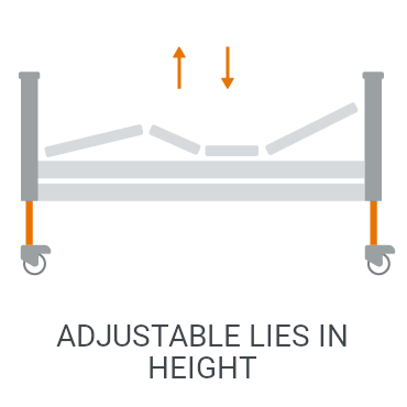 Bed height adjustment