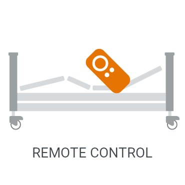 Remote controlled rehabilitation bed